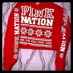 Long sleeve crop top